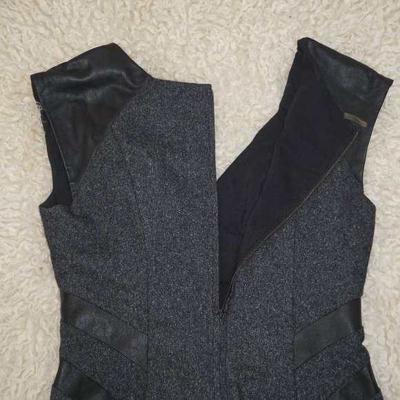 Rebecca Taylor Lamb Trim Silk/Wool Tweed Dress 6 - Picture 15 of 15